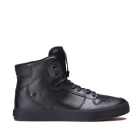 Supra VAIDER Høye Sneakers Dame Svart/Svart | NO-29385